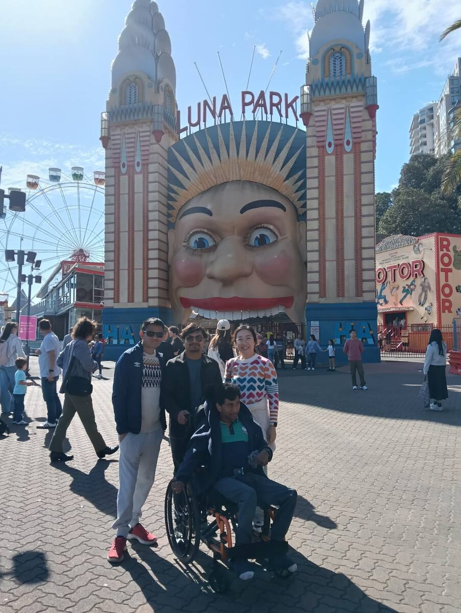 Enable Hub participants and support workers outside Luna Park