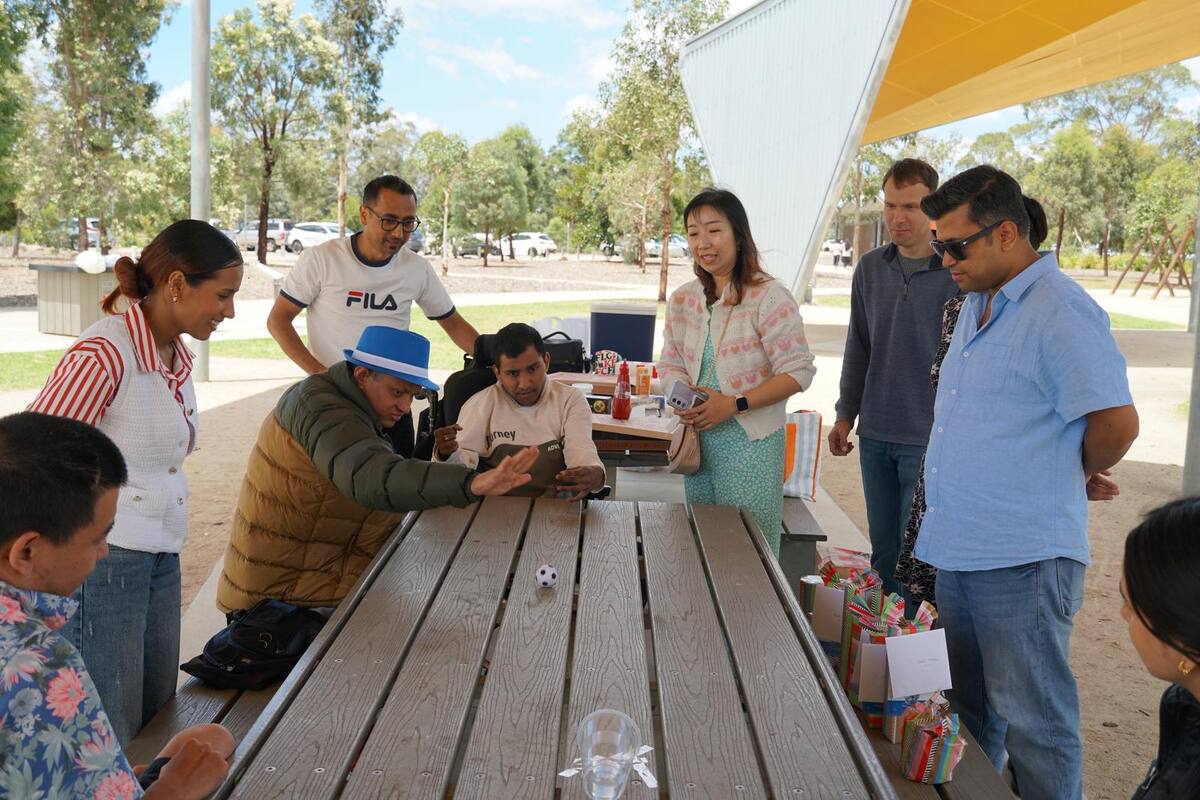Enable Hub team supporting a participant