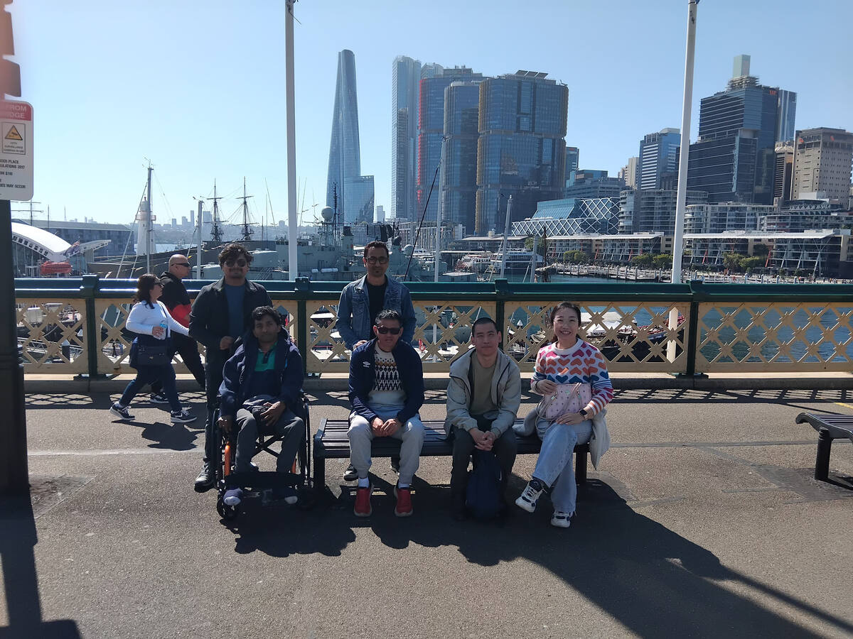 Enable Hub participants and support workers at Darling Harbour