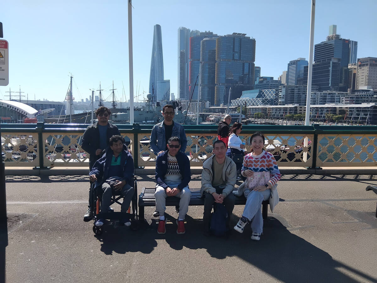 Enable Hub participants and support workers at Darling Harbour