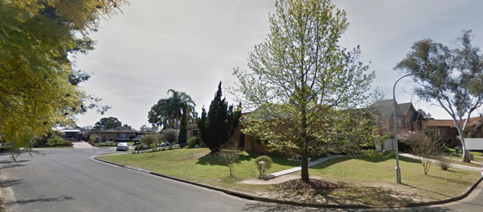 Quiet residential street in McGraths Hill